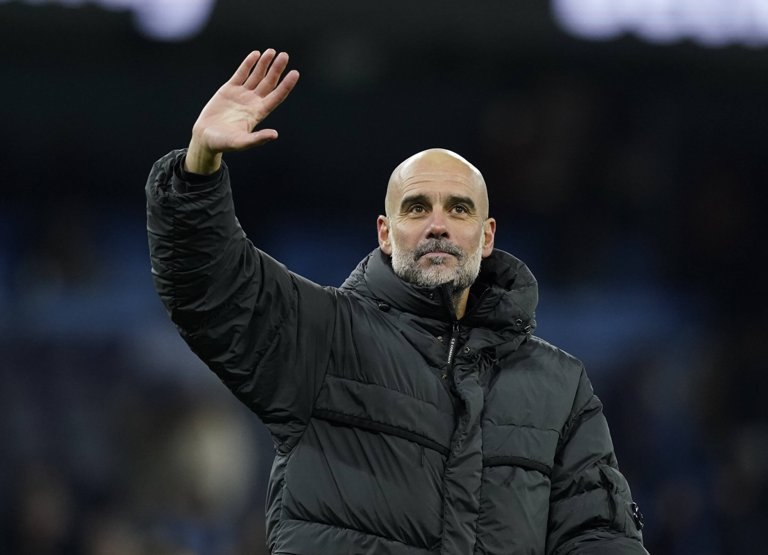Il tecnico del Manchester City Pep Guardiola