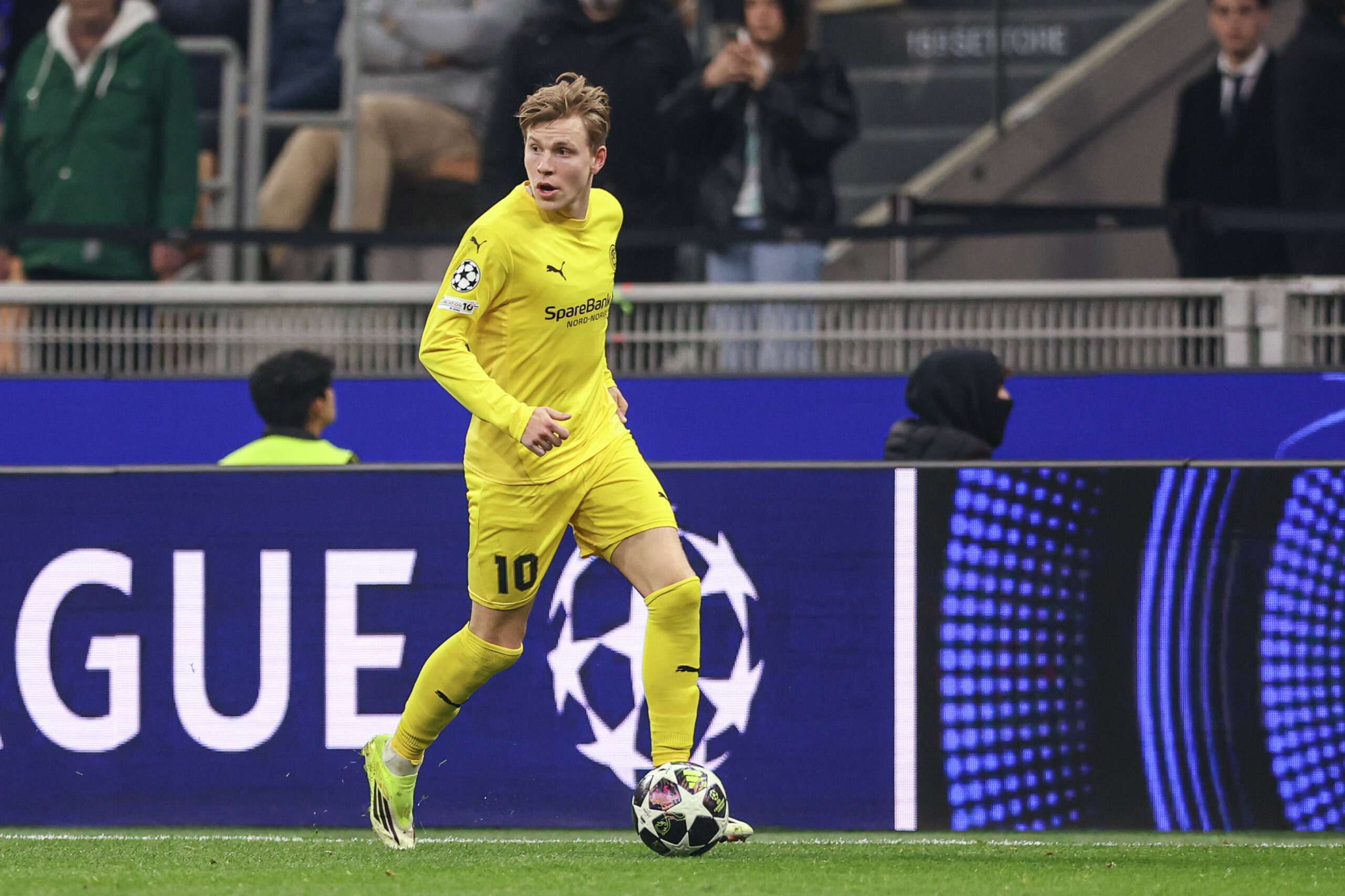 Hauge durante Inter-Bodo Glimt