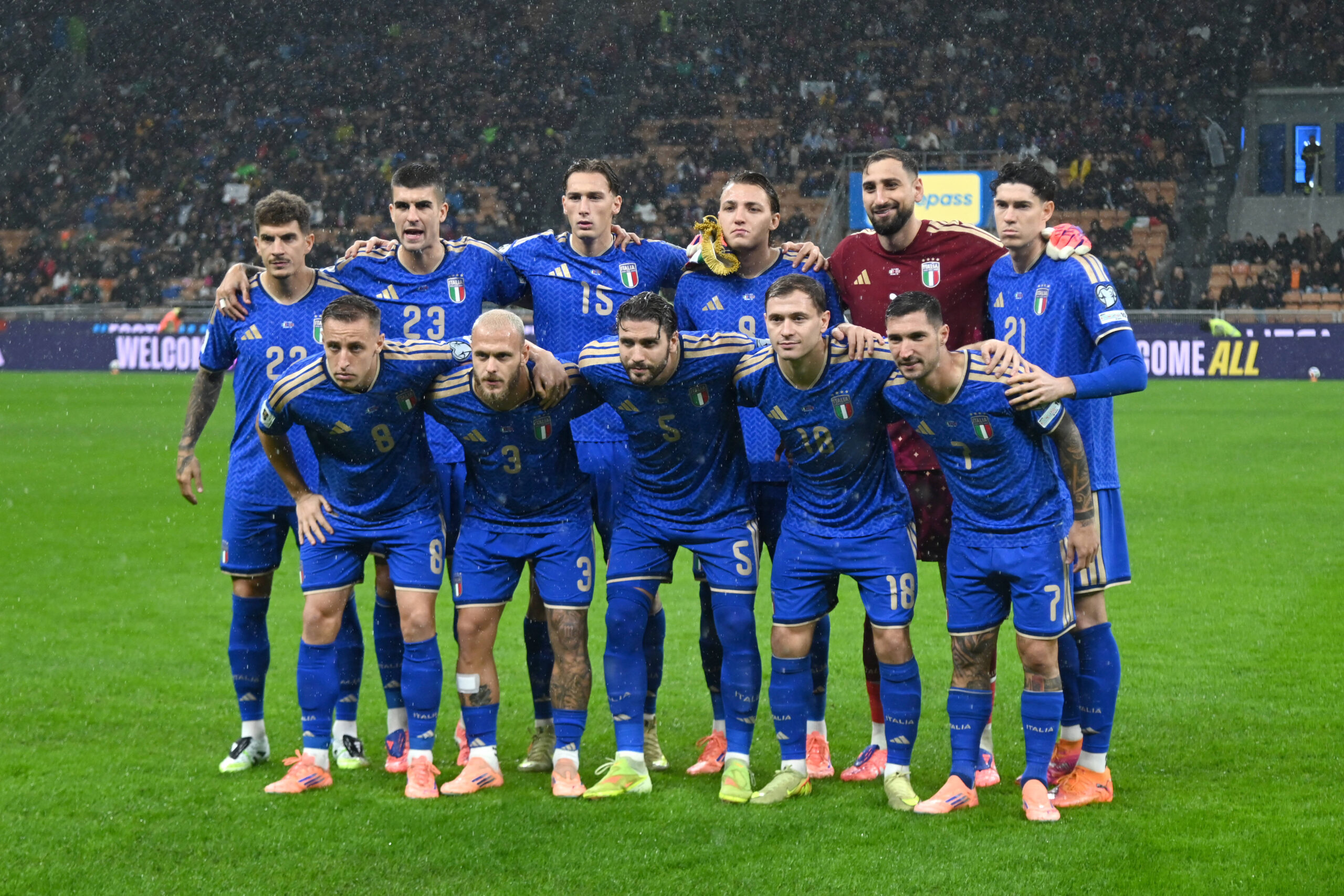 Italia-Norvegia foto di squadra