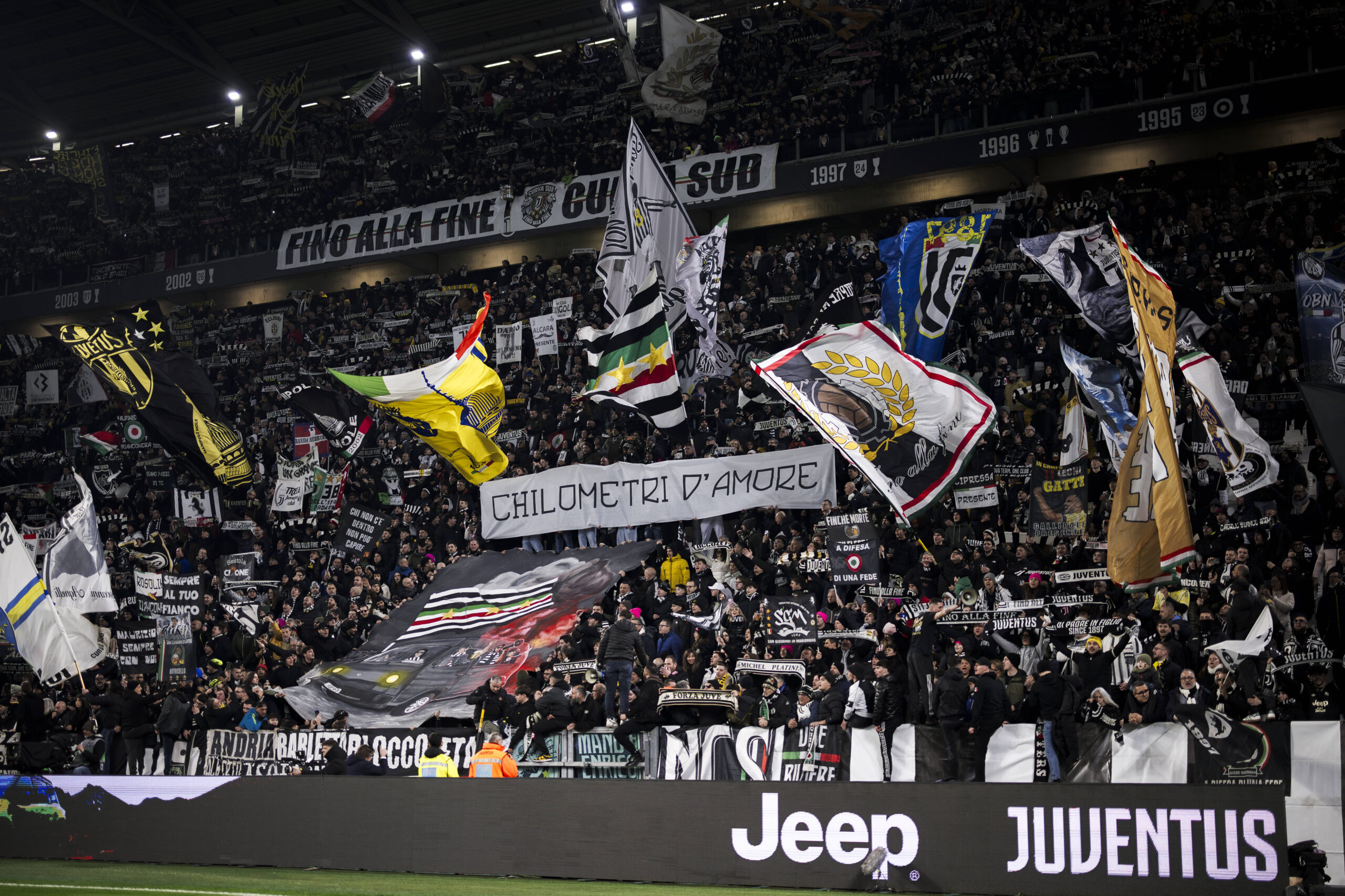 I tifosi della Juventus sugli spalti