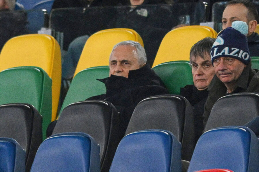 Il presidente della Lazio Claudio Lotito