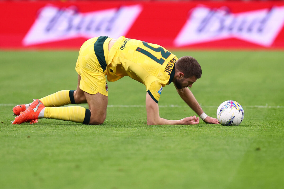 l'infortunio di Pavlovic in Milan Como