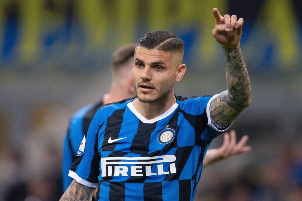 Mauro Icardi ai tempi dell'Inter