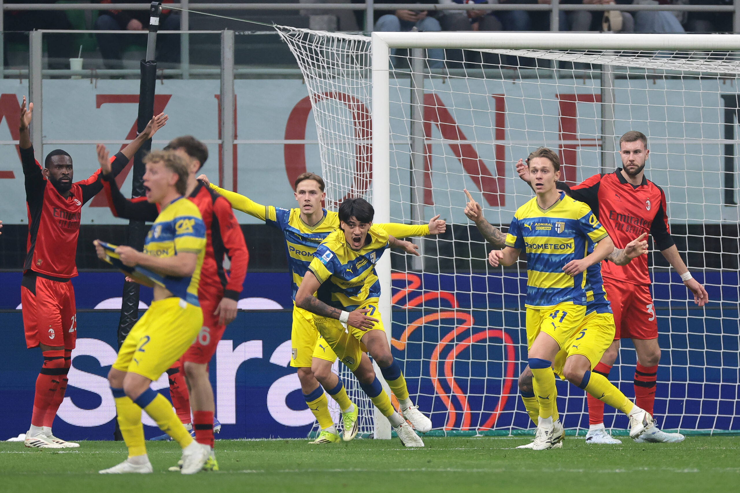 Milan-Parma 0-1: il gol vittoria di Troilo