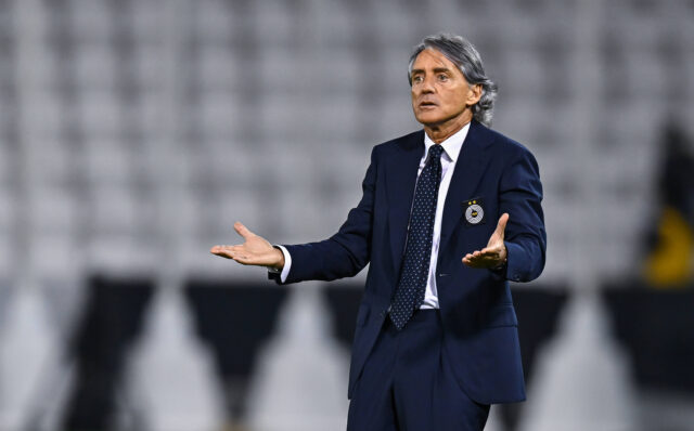 Roberto Mancini allenatore dell'Al Sadd