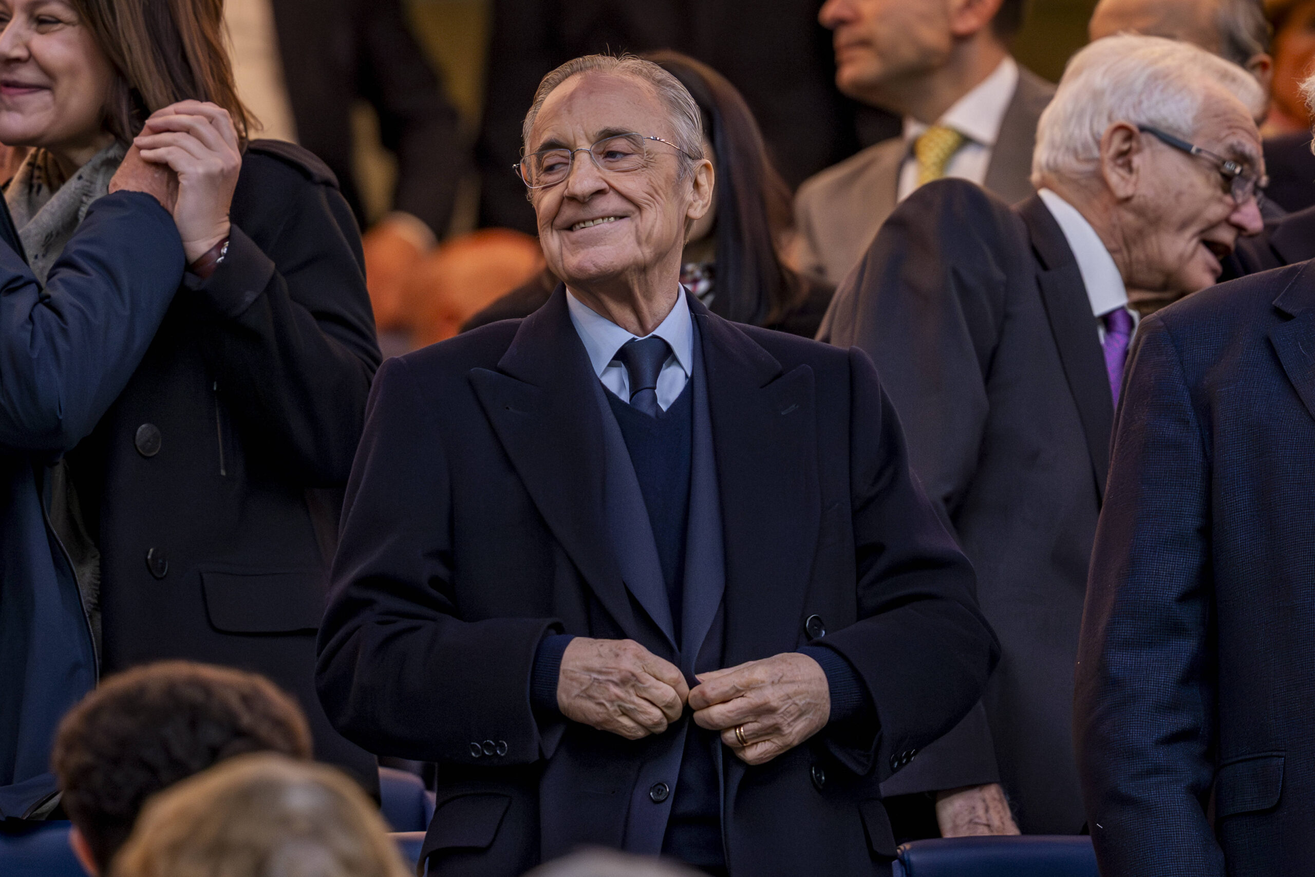 Il presidente del Real Madrid Florentino Perez