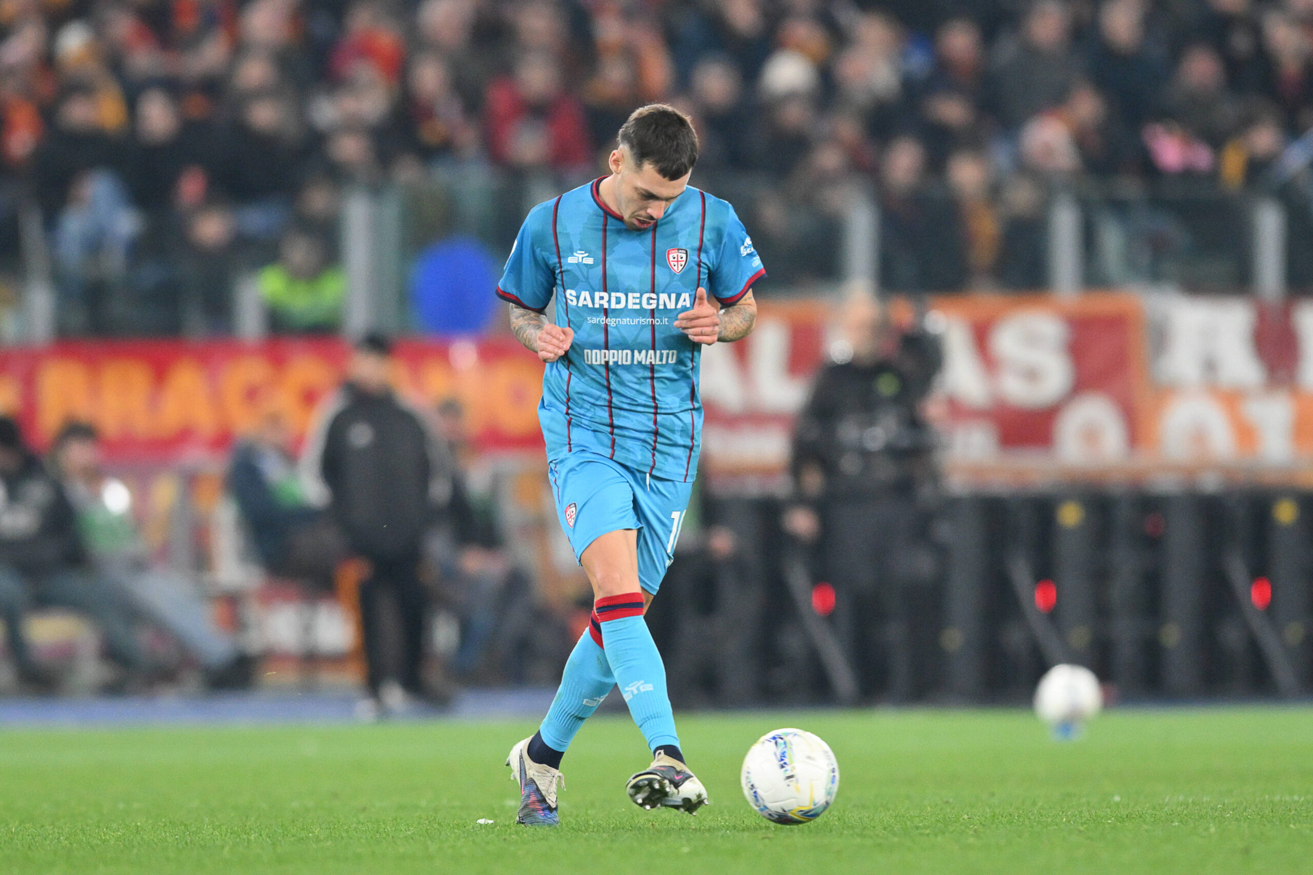 Gianluca Gaetano, centrocampista del Cagliari
