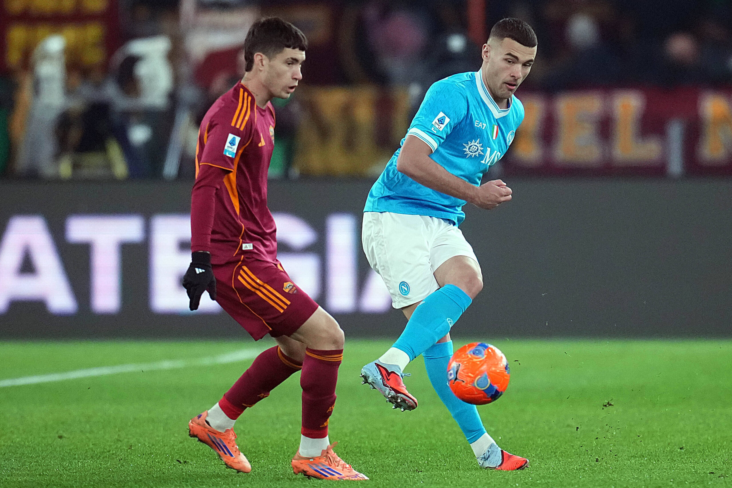 Partita Roma-Napoli di Serie A