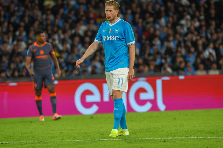 Kevin De Bruyne, prima stagione con la maglia del Napoli