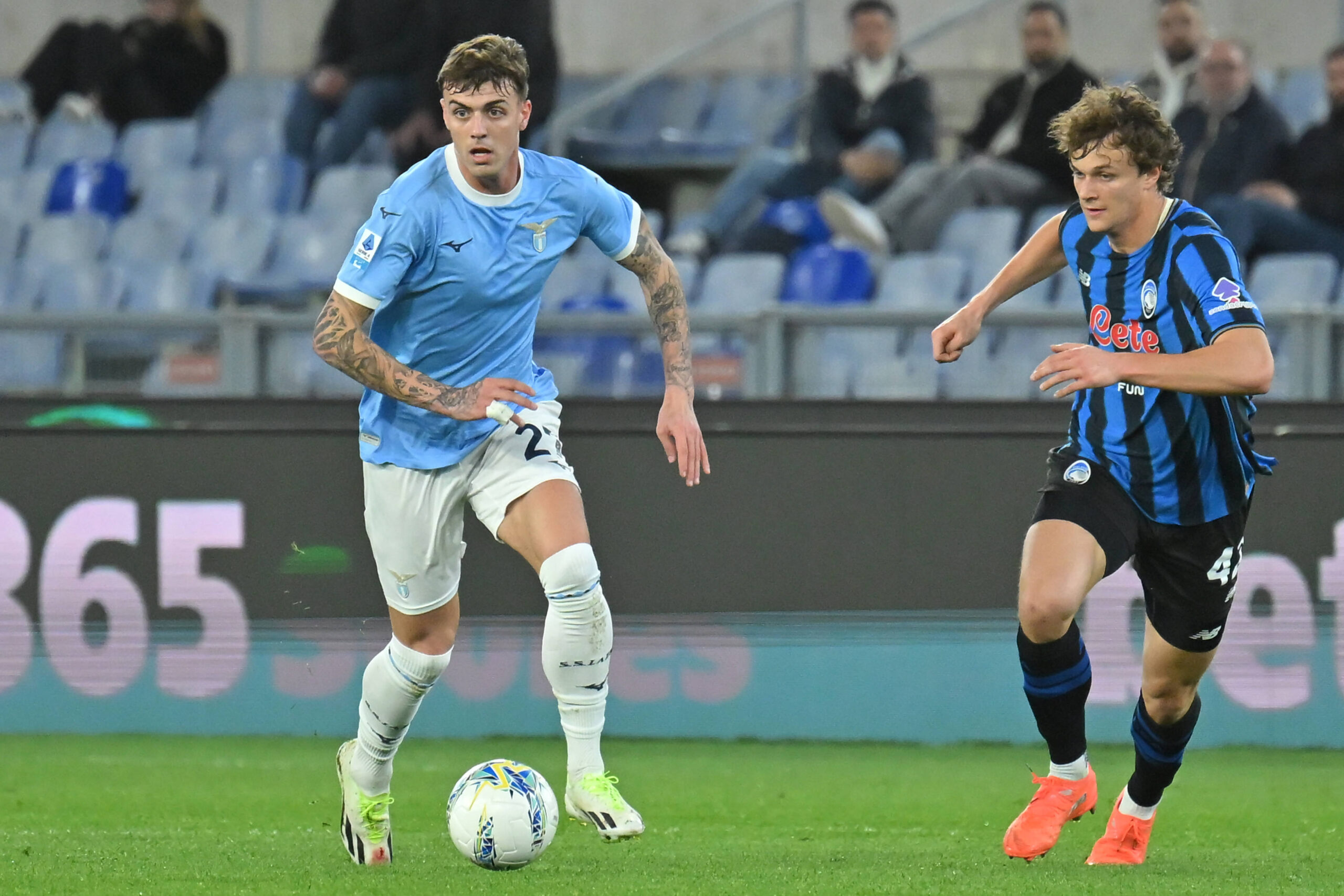 Daniel Maldini durante Lazio-Atalanta