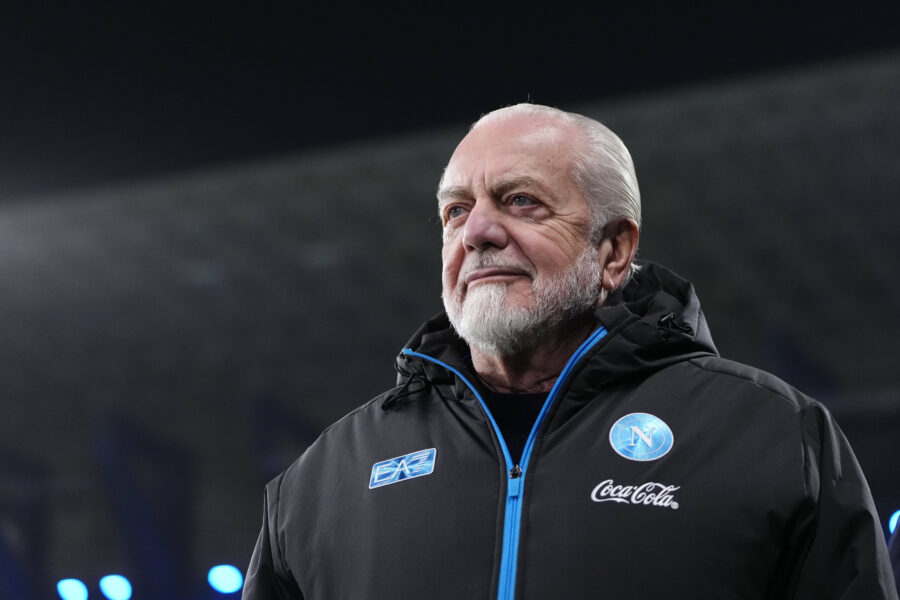 Il patron del Napoli Aurelio De Laurentiis