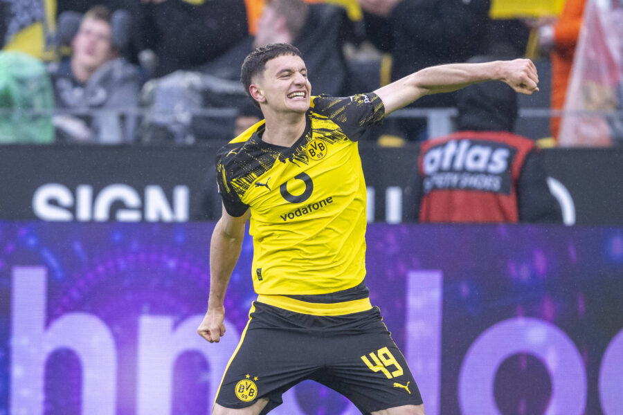 Luca Reggiani giocatore del Borussia Dortmund