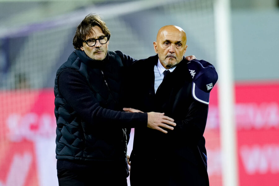 Paolo Vanoli e Luciano Spalletti, alla prima stagione sulle panchine di Fiorentina e Juventus