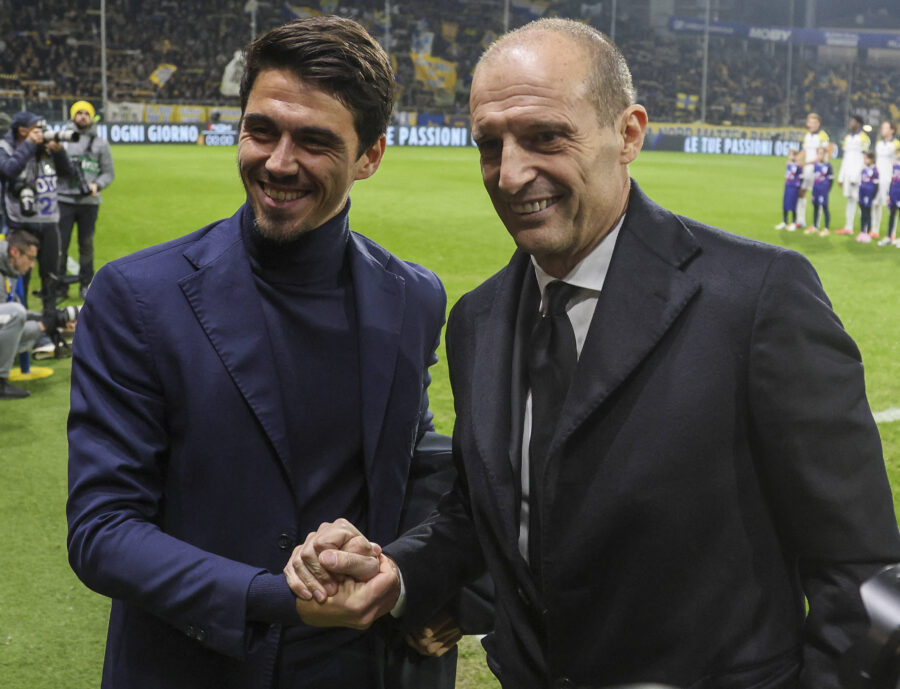 Max Allegri e Carlos Cuesta