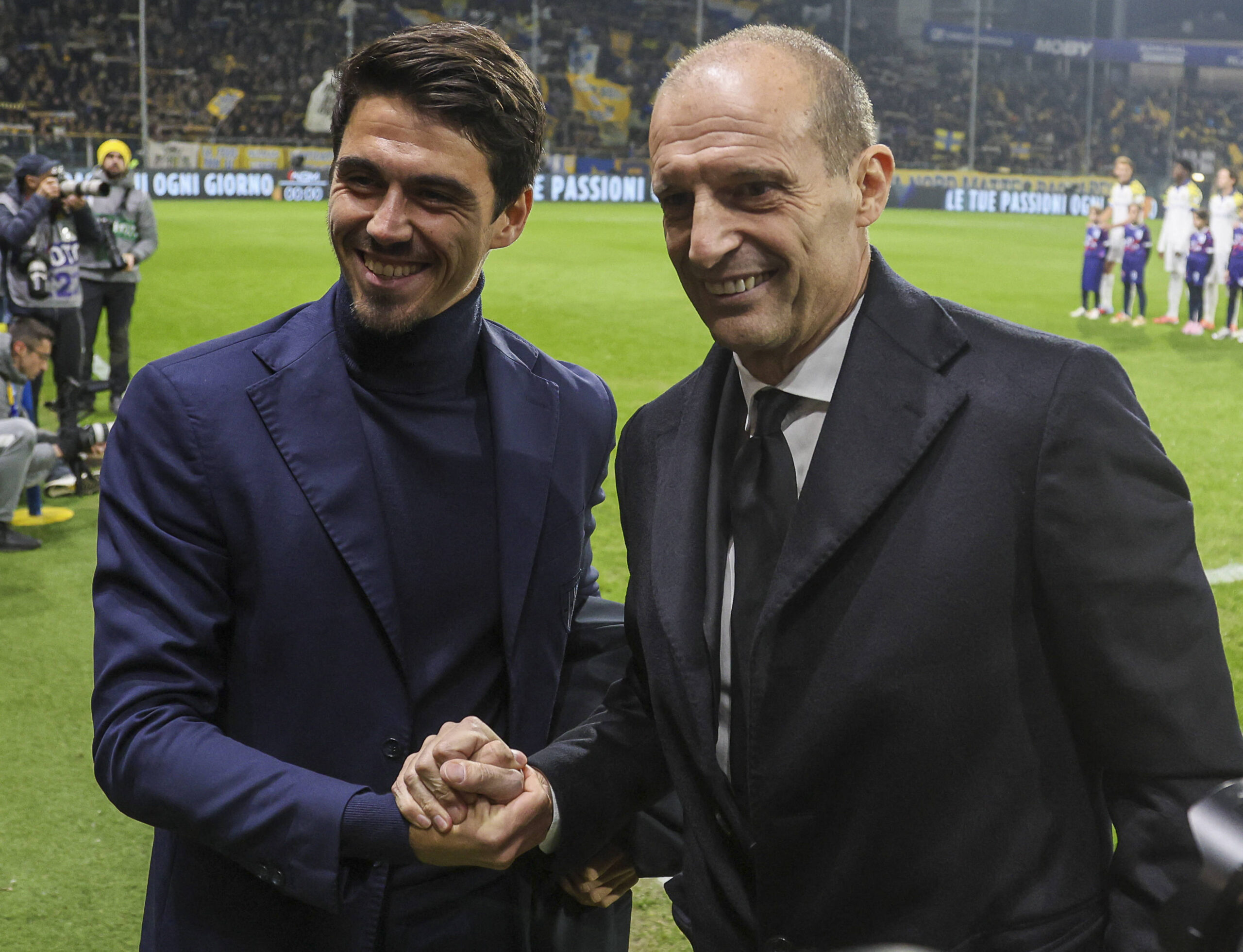 Max Allegri e Carlos Cuesta