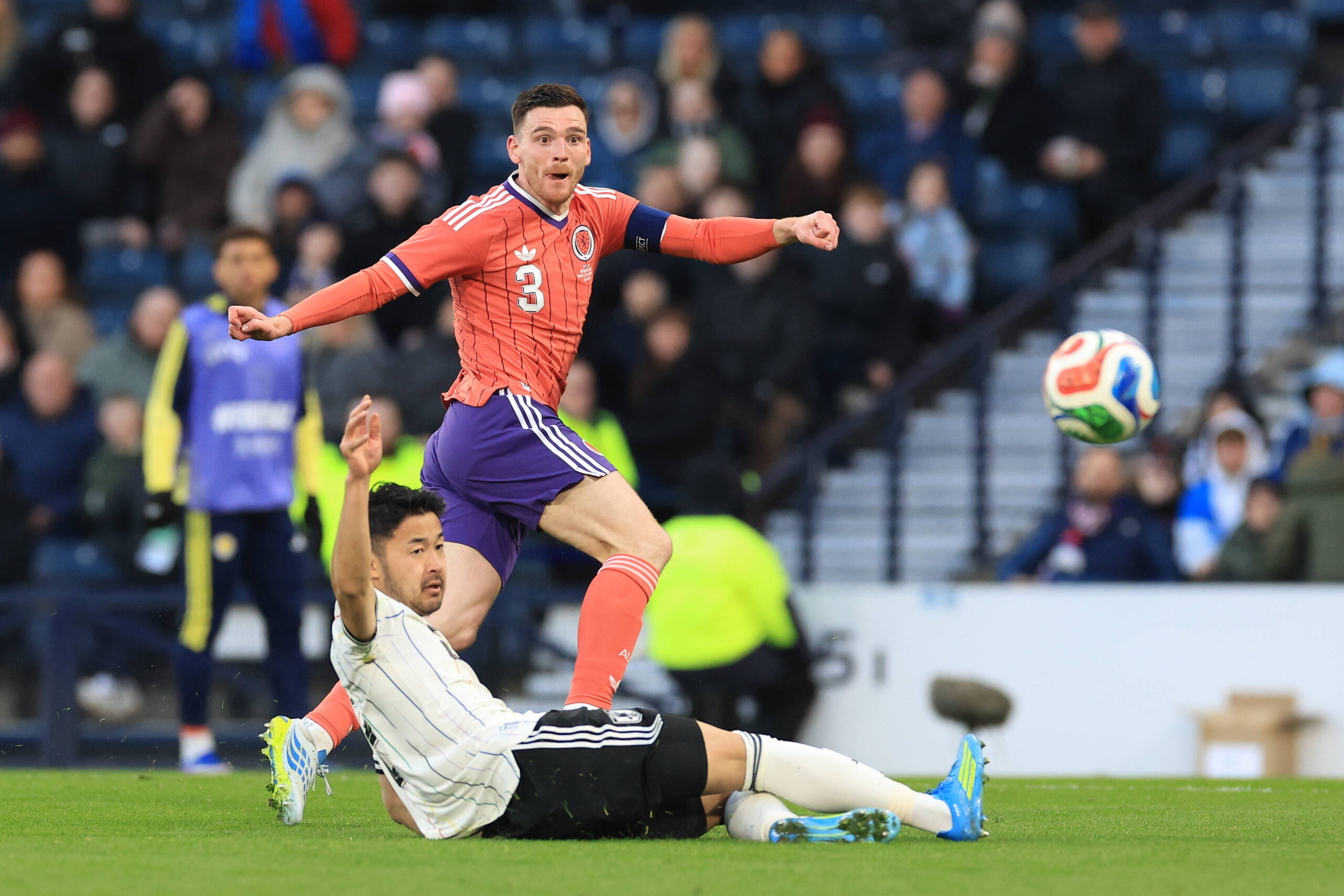 Il terzino scozzese del Liverpool Andy Robertson