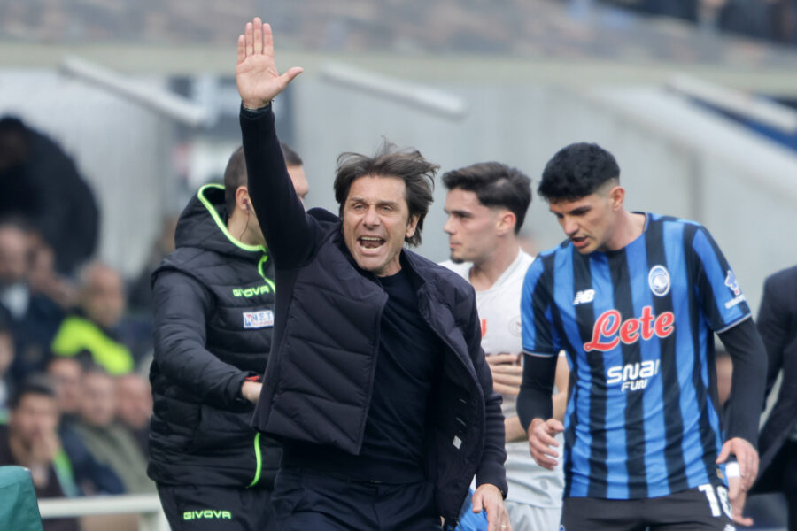 Il tecnico del Napoli Antonio Conte