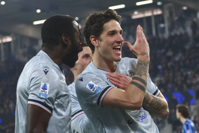 Zaniolo esulta dopo un gol