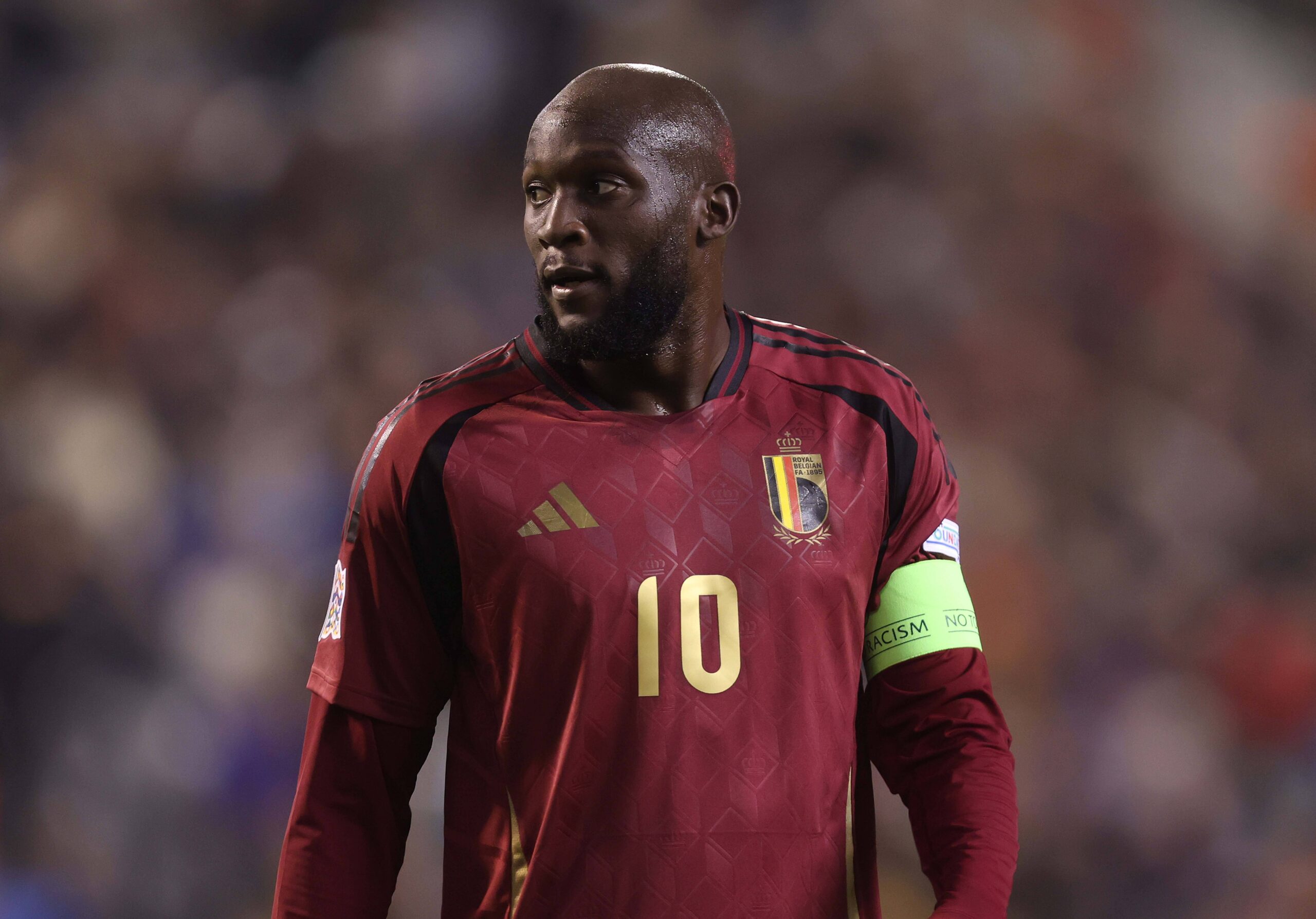 Romelu Lukaku con la maglia della nazionale belga
