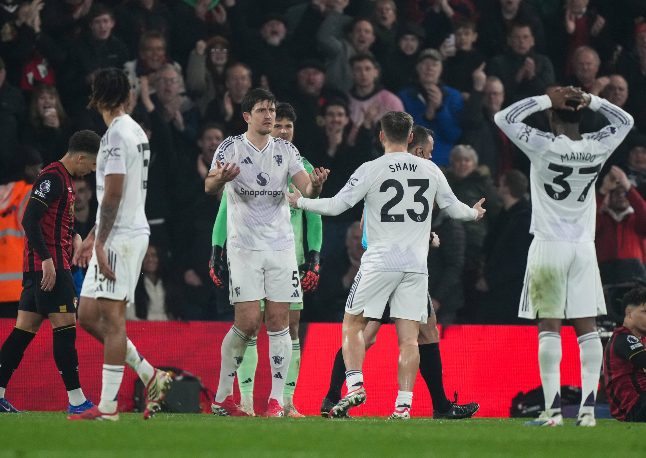 Manchester United, giocatori in gruppo