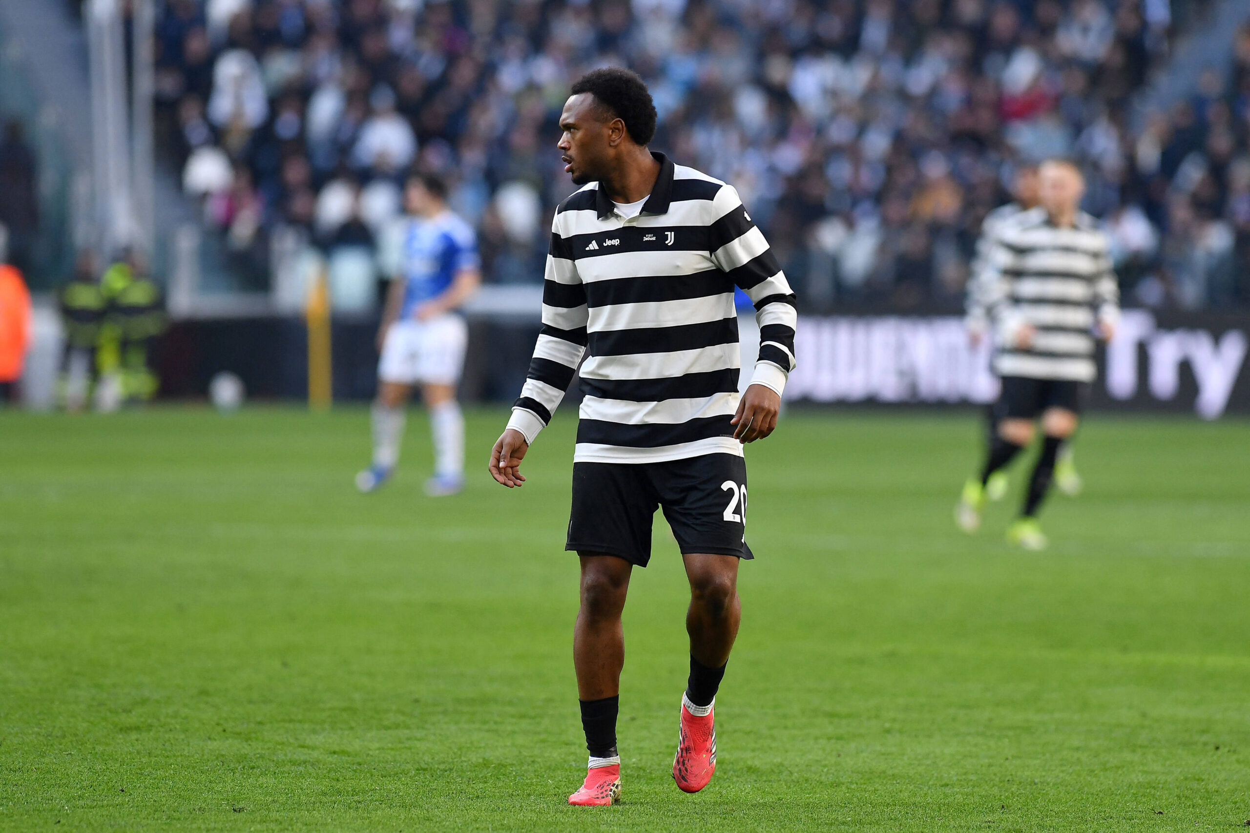 Openda durante Juventus-Como