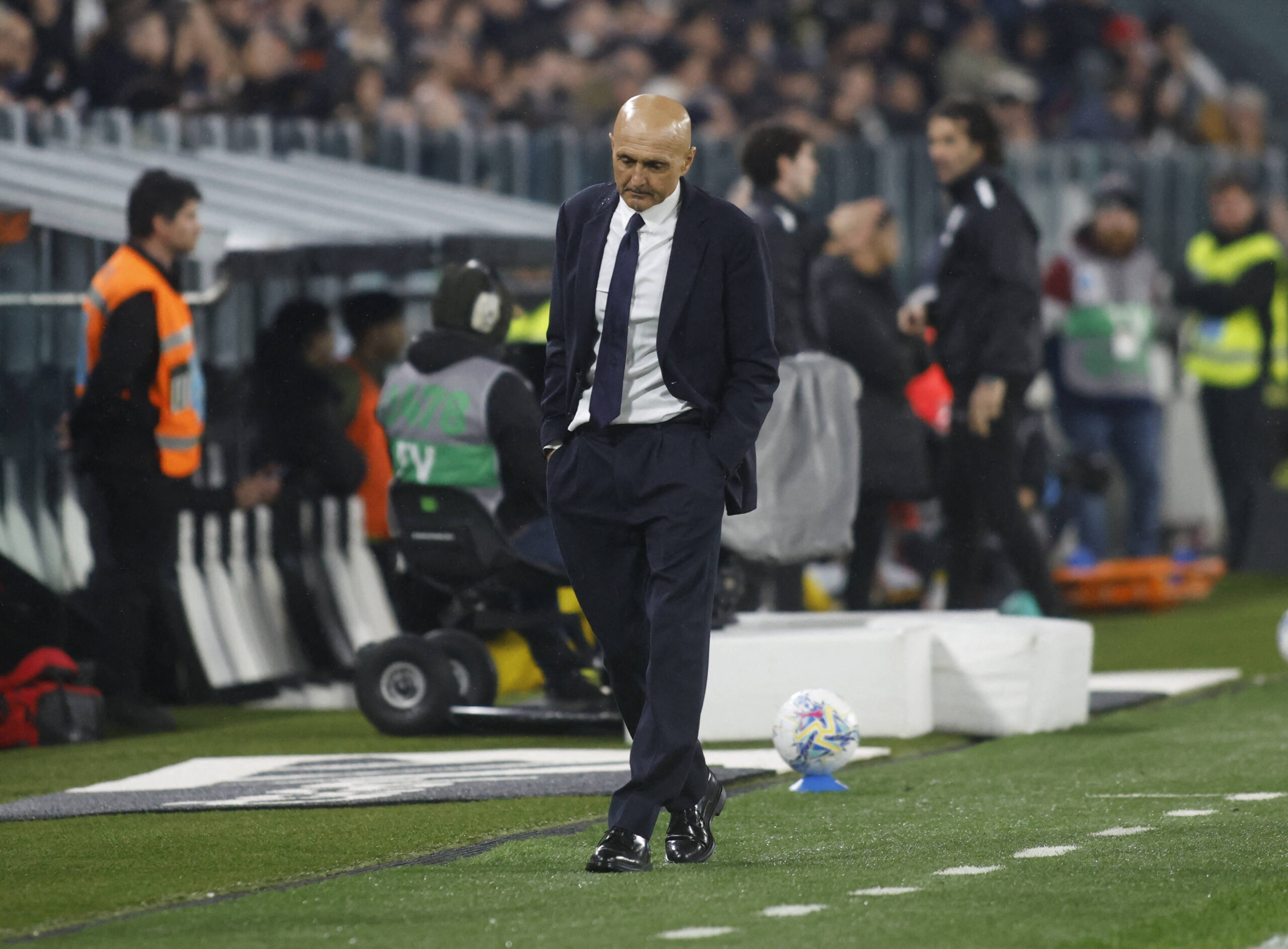 Luciano Spalletti durante Juventus-Sassuolo
