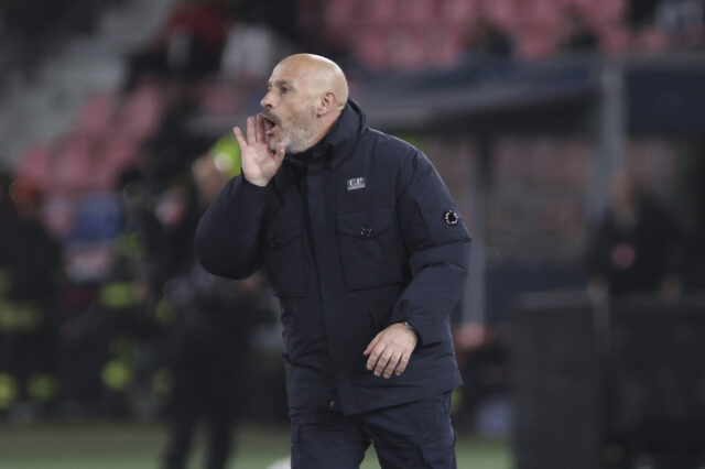 Vincenzo Italiano durante Bologna-Roma