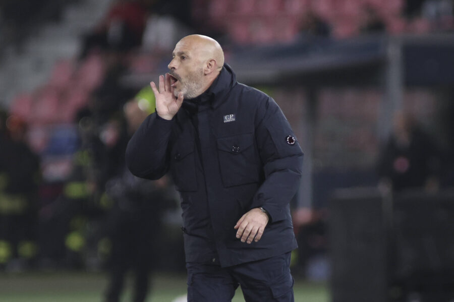 Vincenzo Italiano durante Bologna-Roma