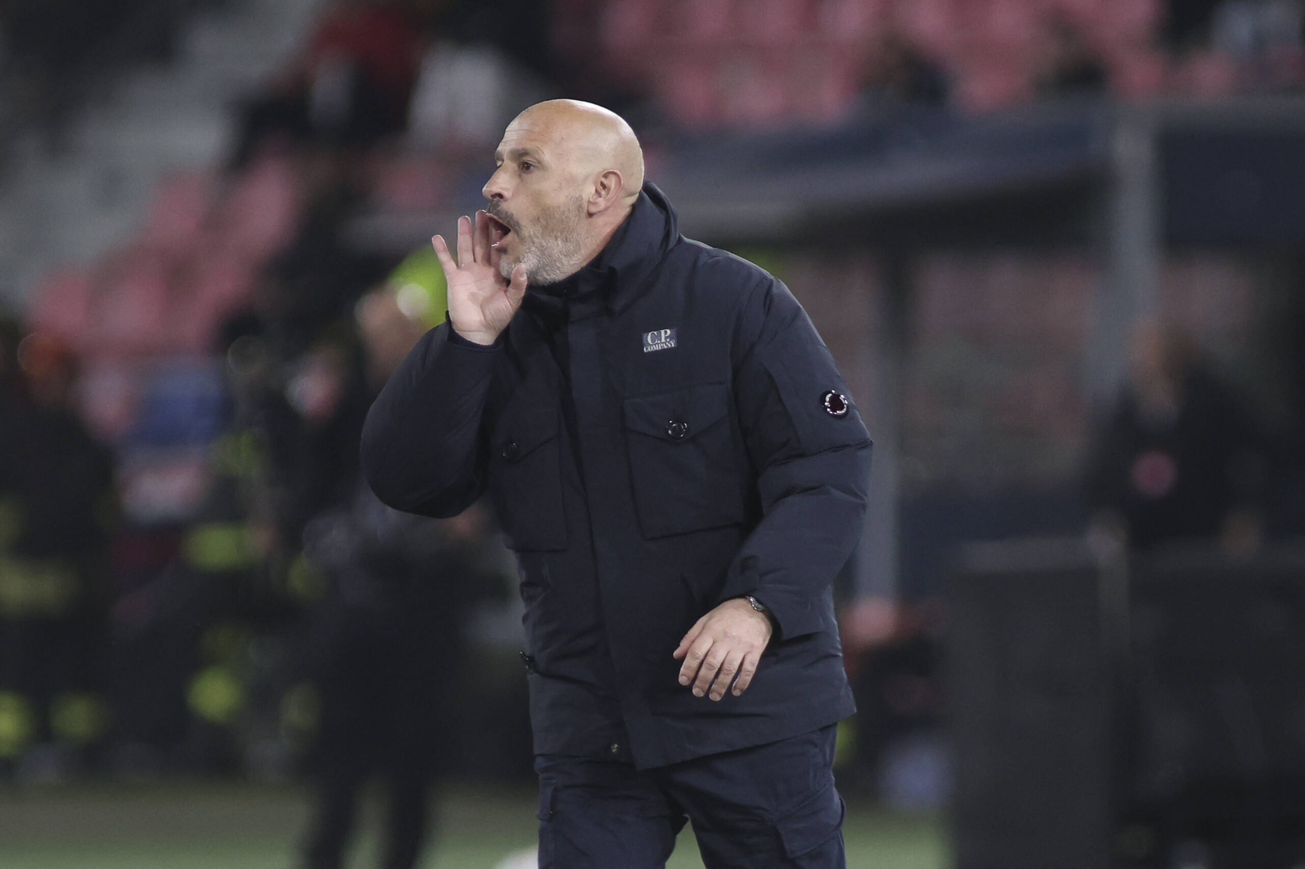 Vincenzo Italiano durante Bologna-Roma