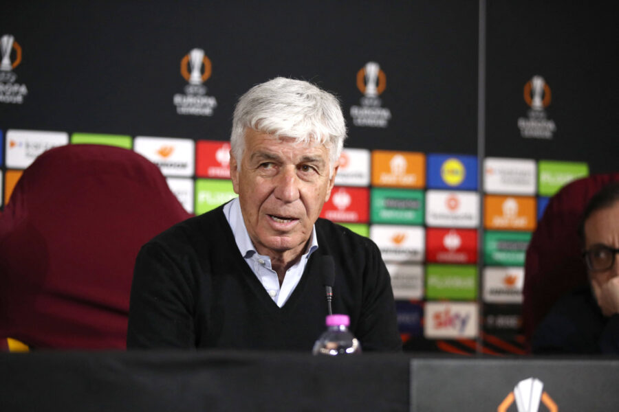 Gian Piero Gasperini in conferenza stampa