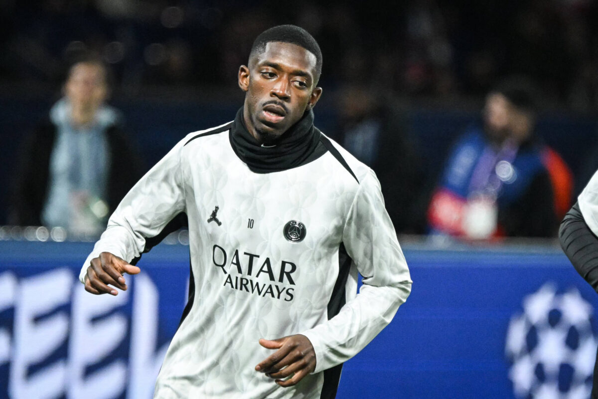 Dembele durante PSG-Chelsea