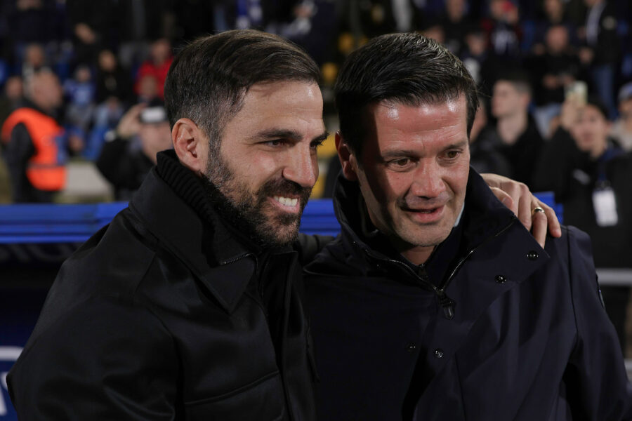 Fabregas e Chuvu prima di Como-Inter
