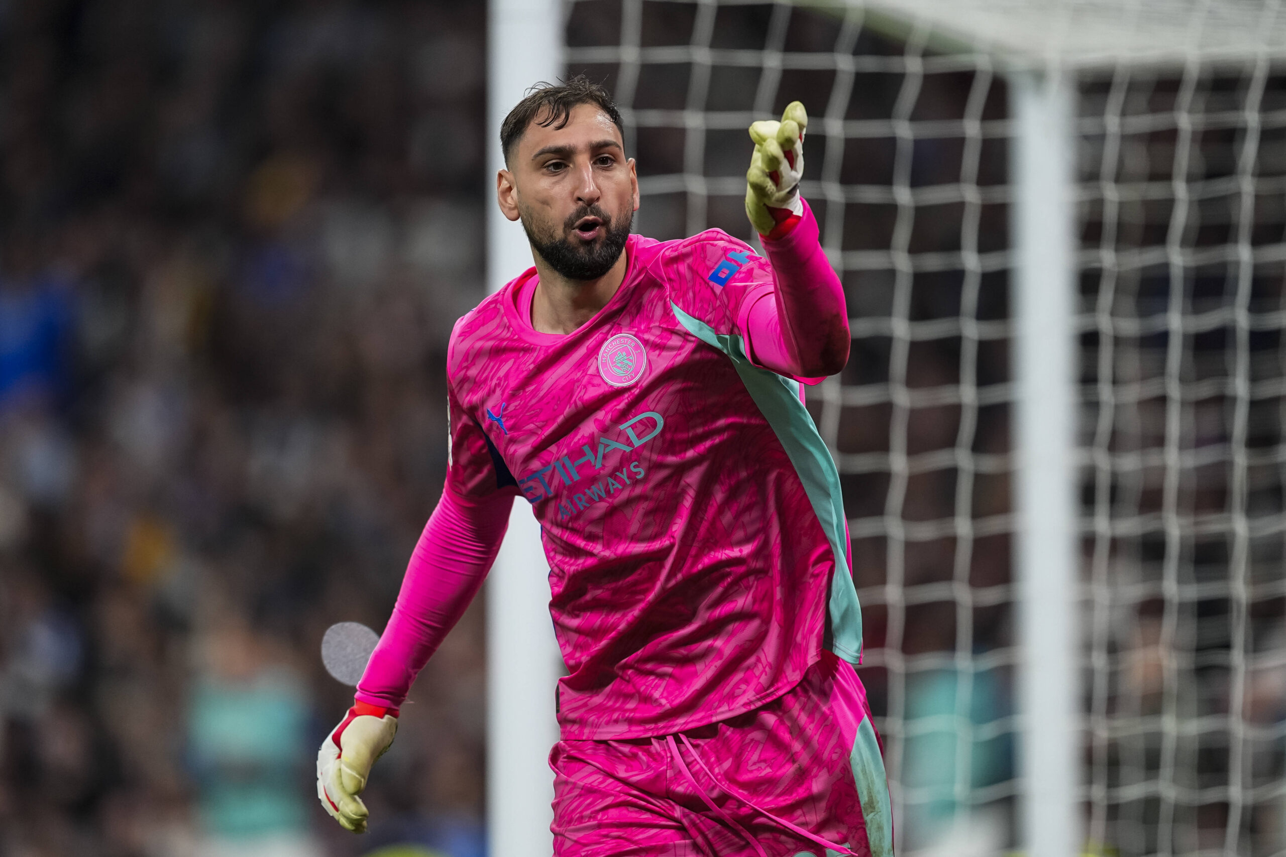Gigio Donnarumma durante Real Madrid-Man City