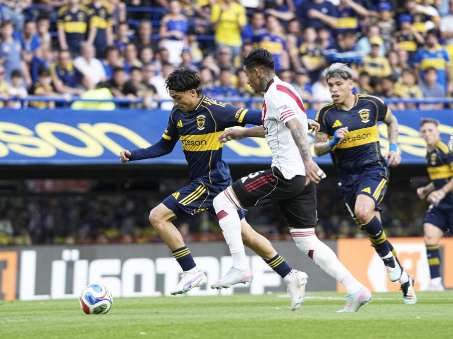 Un'istantanea di Boca Junors-River Plate