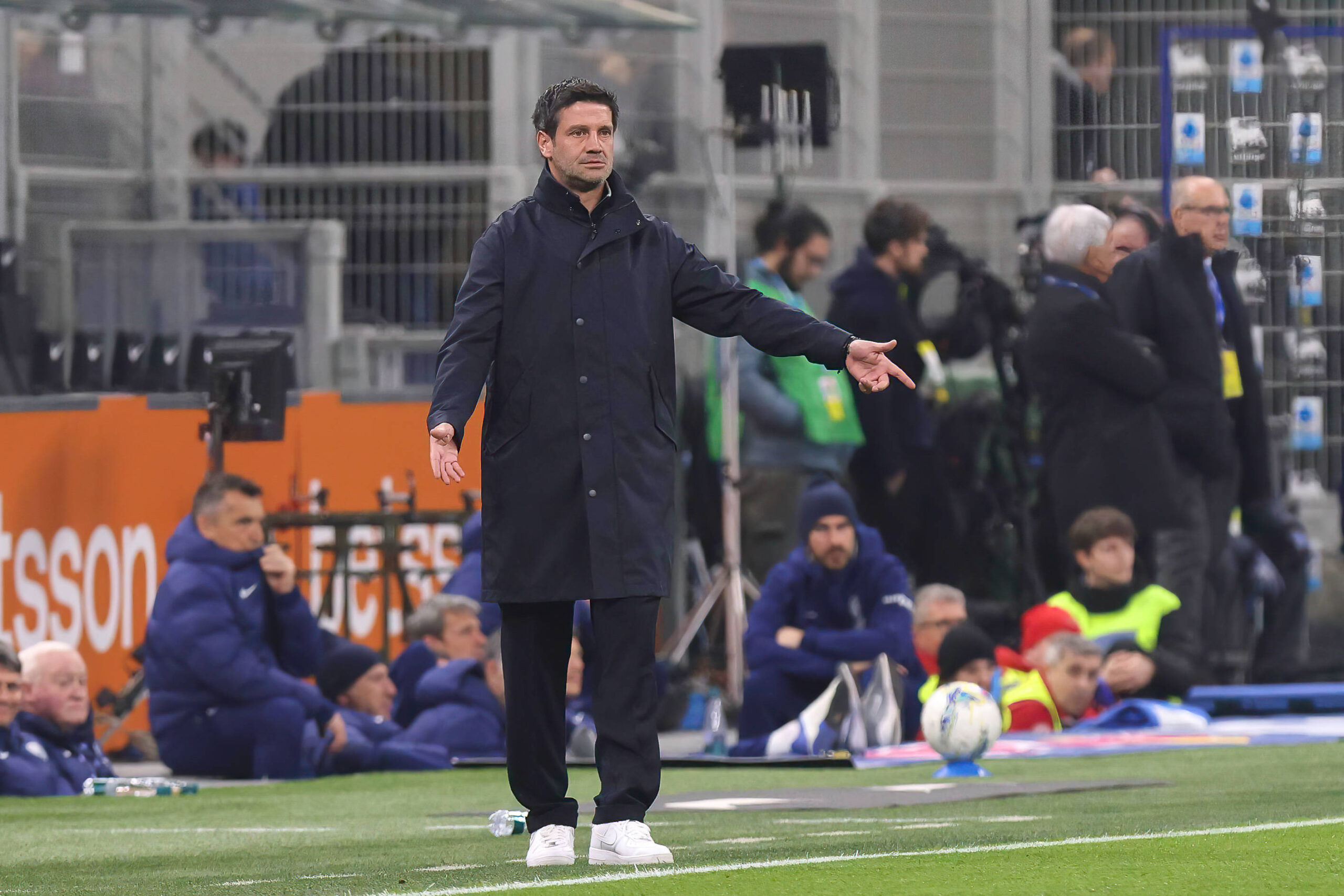 Chivu durante Inter-Genoa