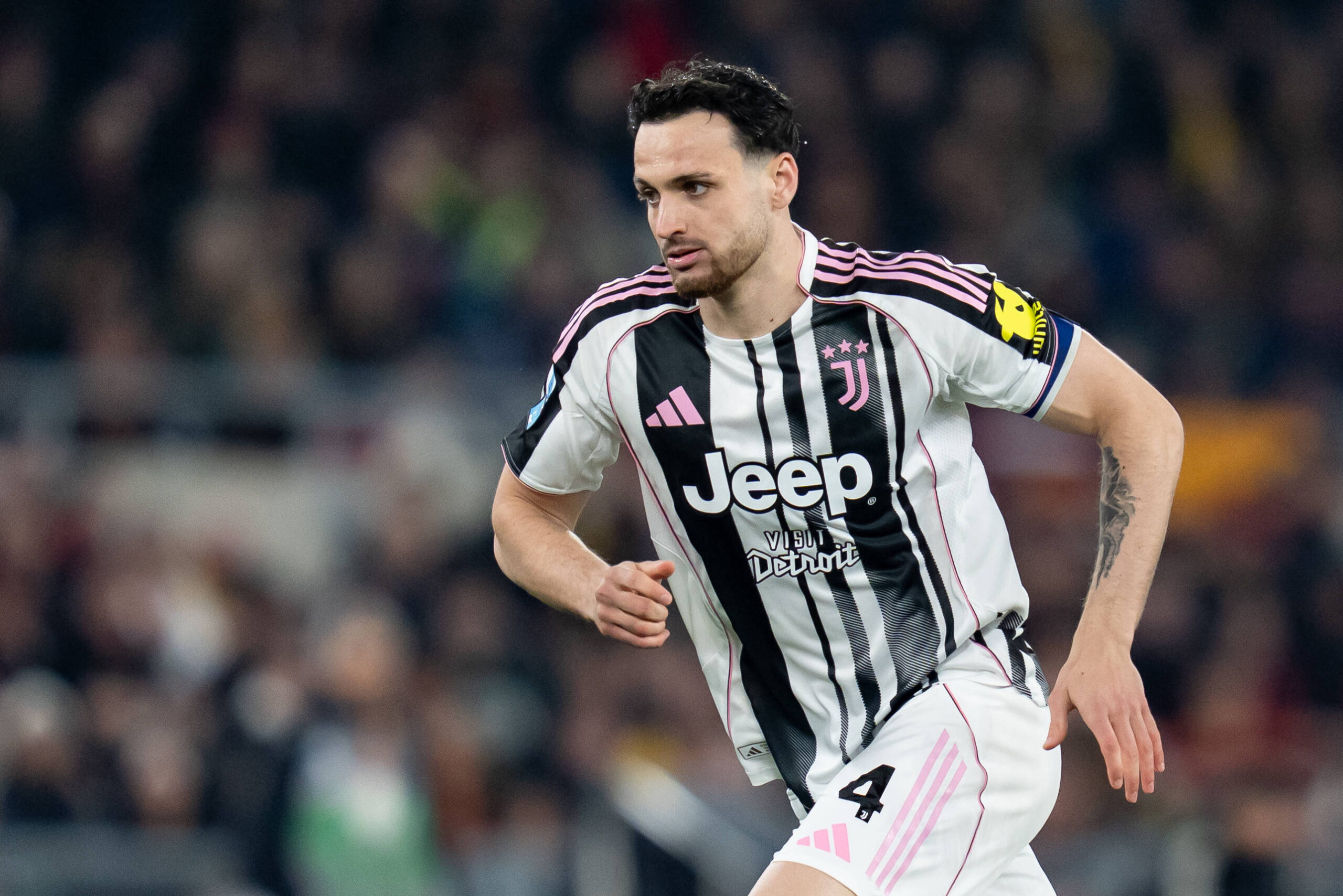 Federico Gatti durante Roma-Juventus