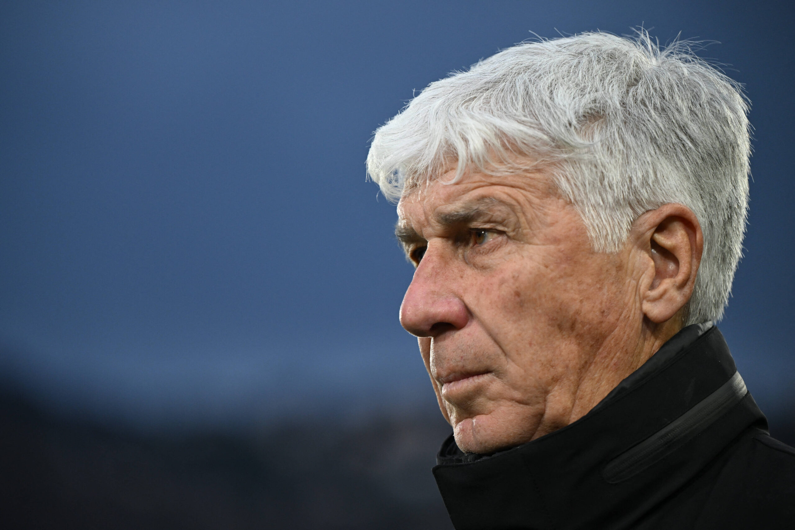 Il tecnico della Roma Gian Piero Gasperini