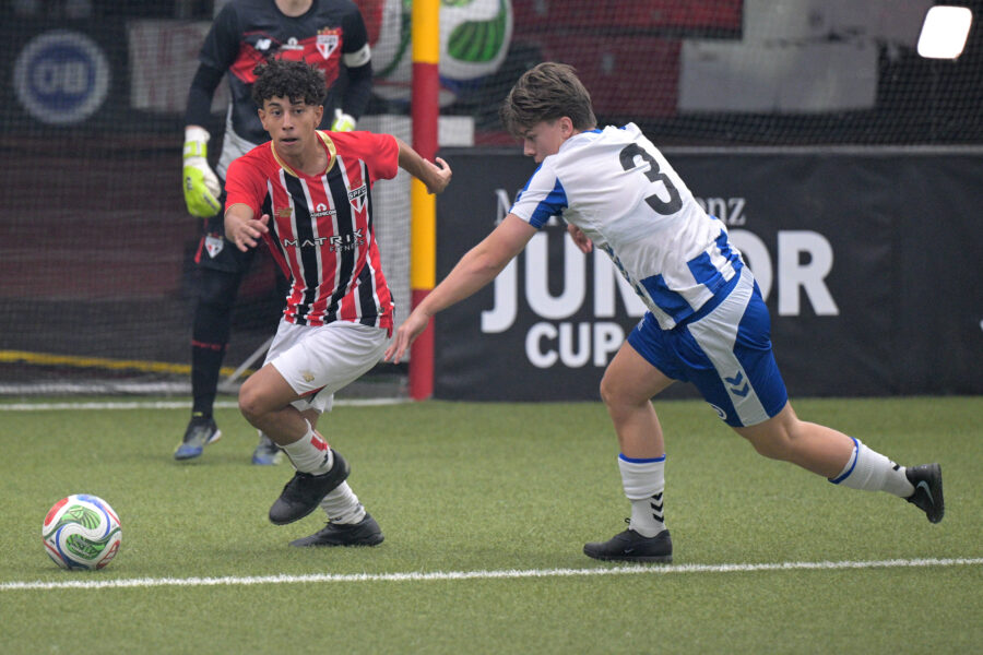 Gustavo Zabarelli in azione con il San Paolo