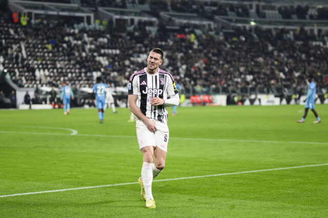 Vlahovic durante Juventus-Cagliari