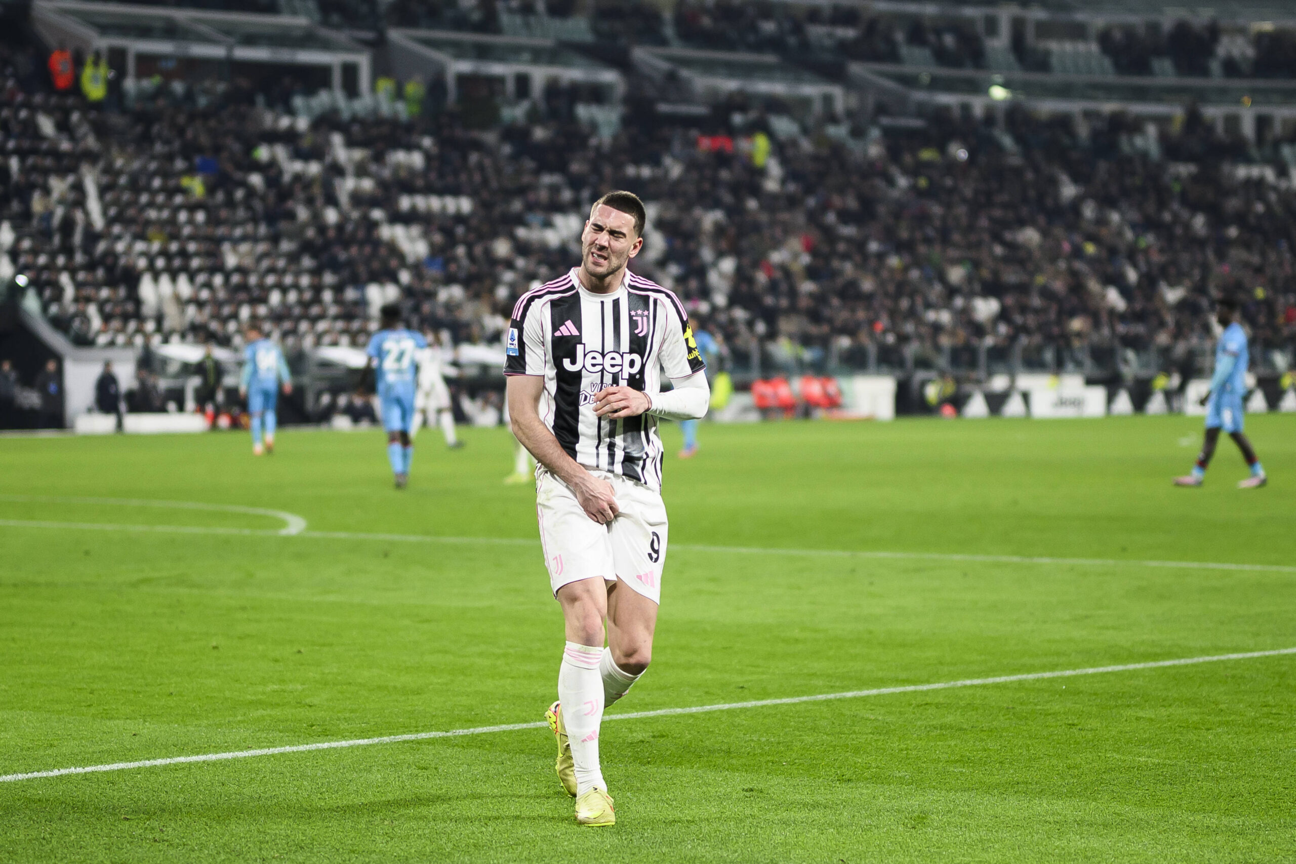 Vlahovic durante Juventus-Cagliari