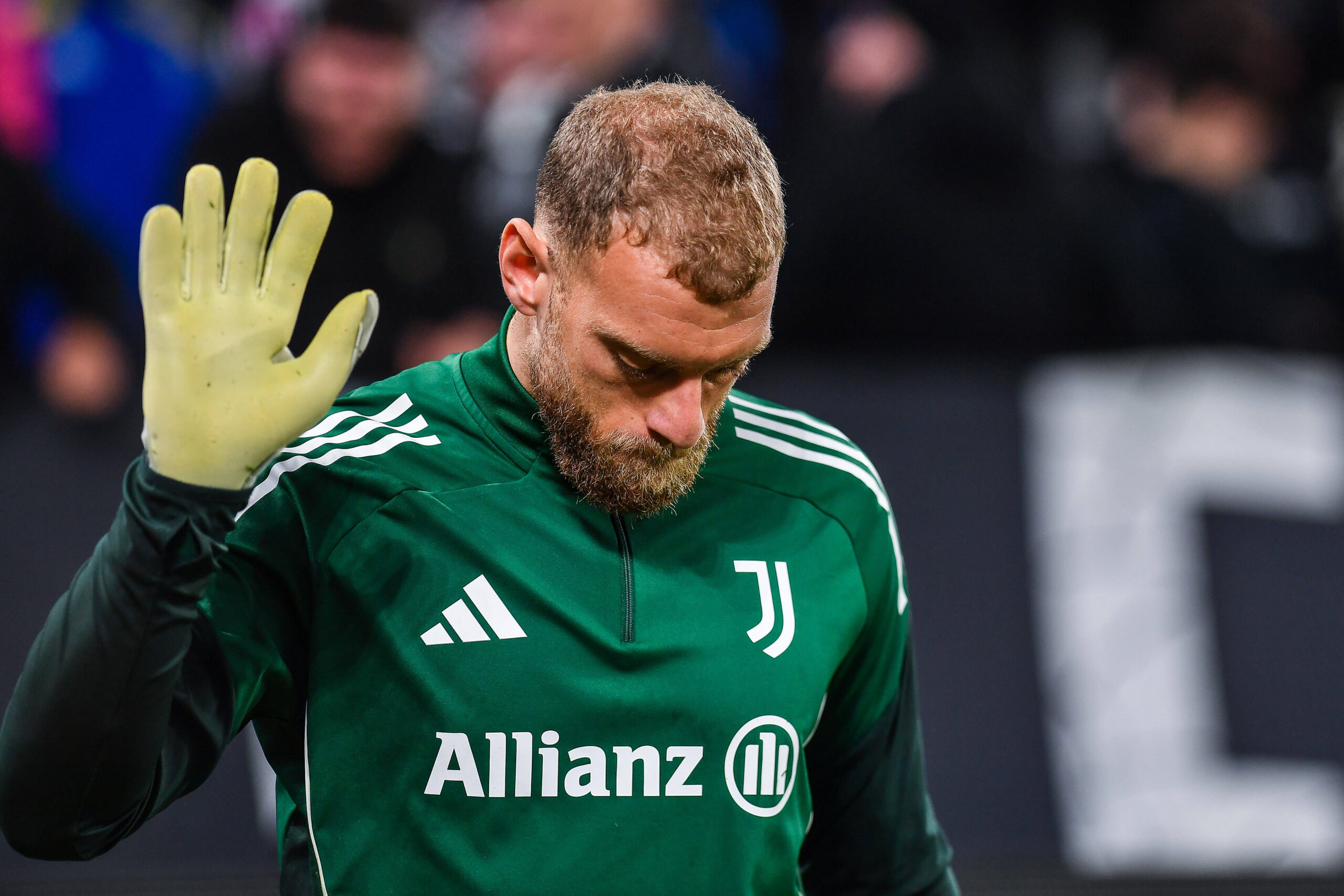 Di Gregorio prima di Juventus-Galatasaray