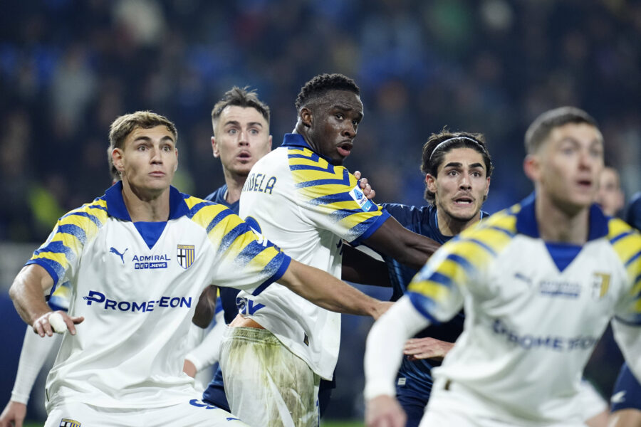Keita in azione durante una partita del Parma