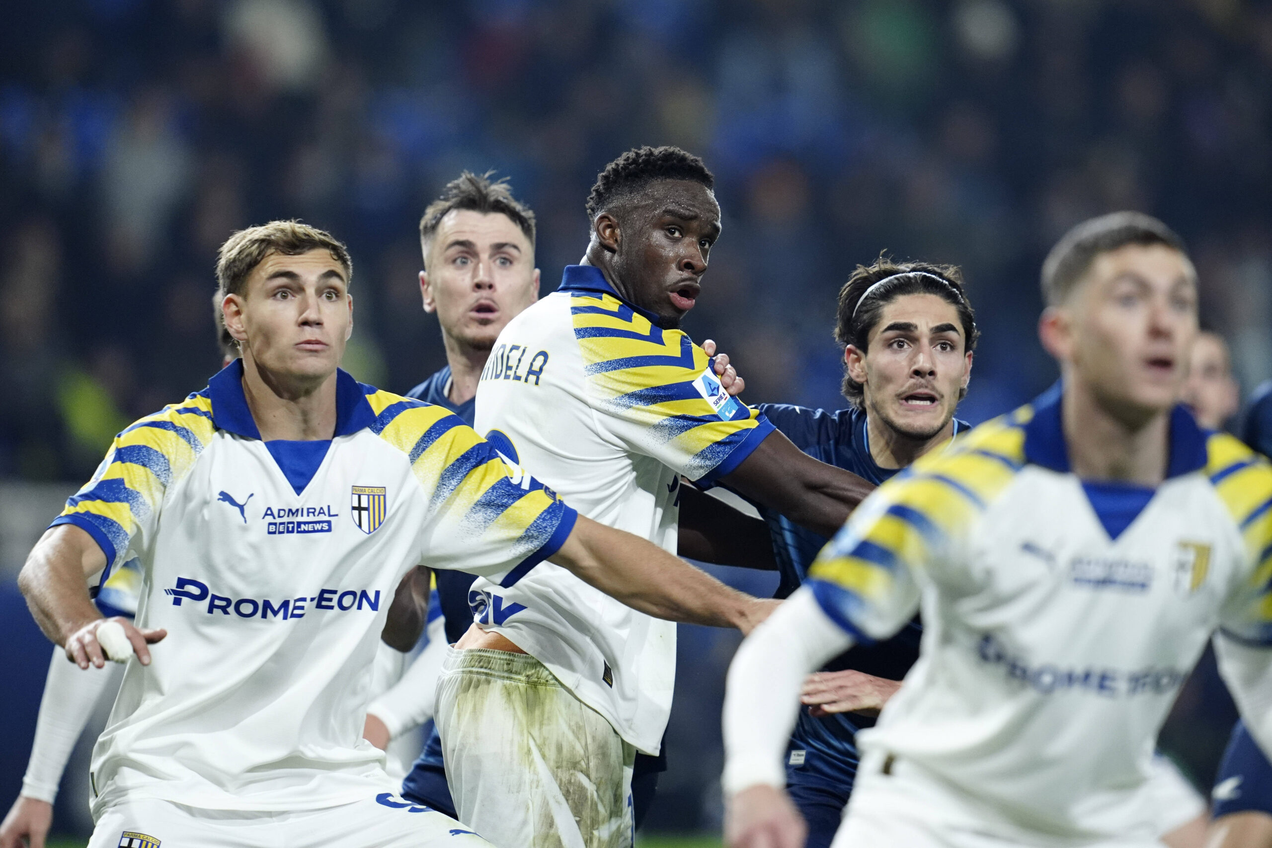 Keita in azione durante una partita del Parma