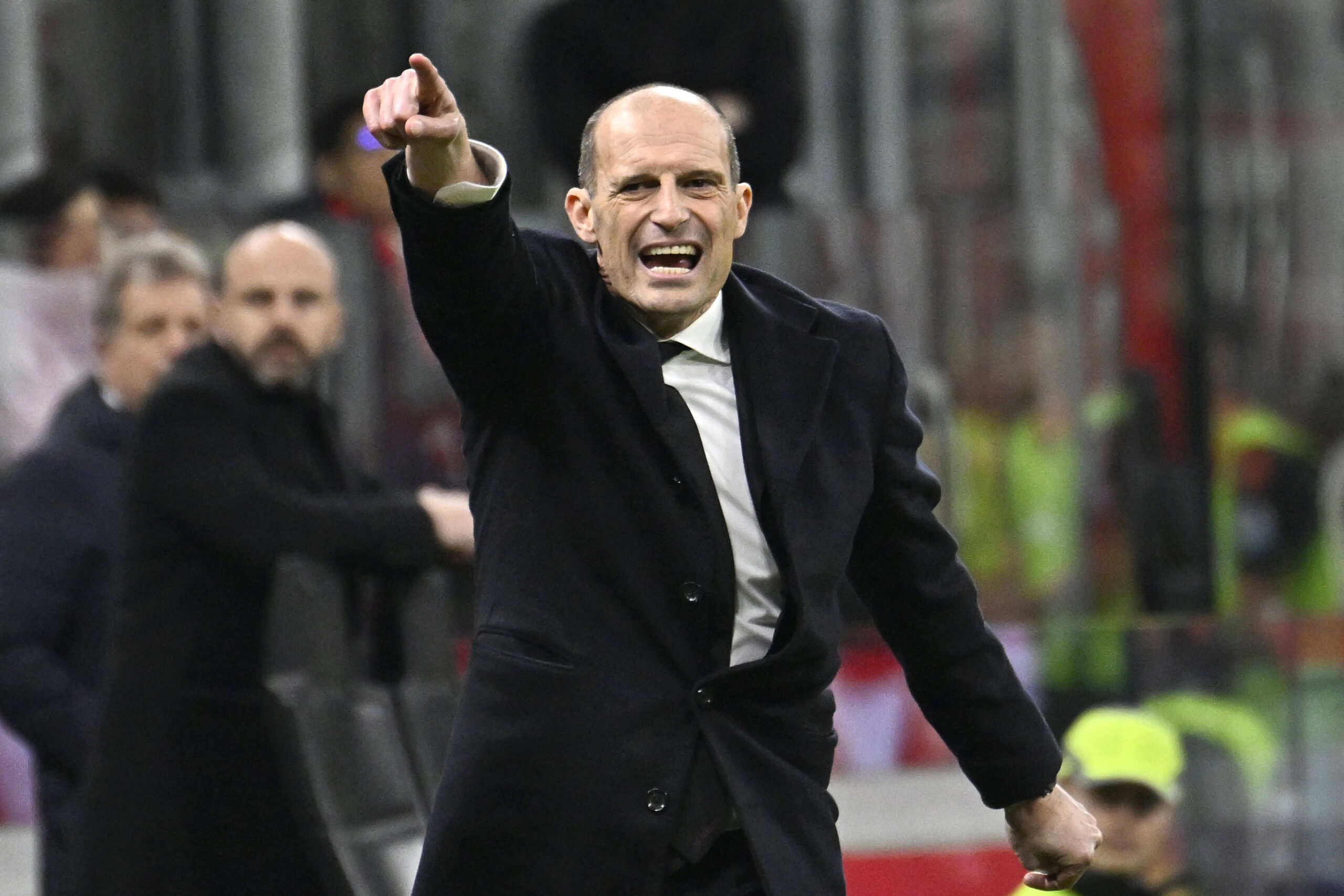 Allegri durante Milan-Como