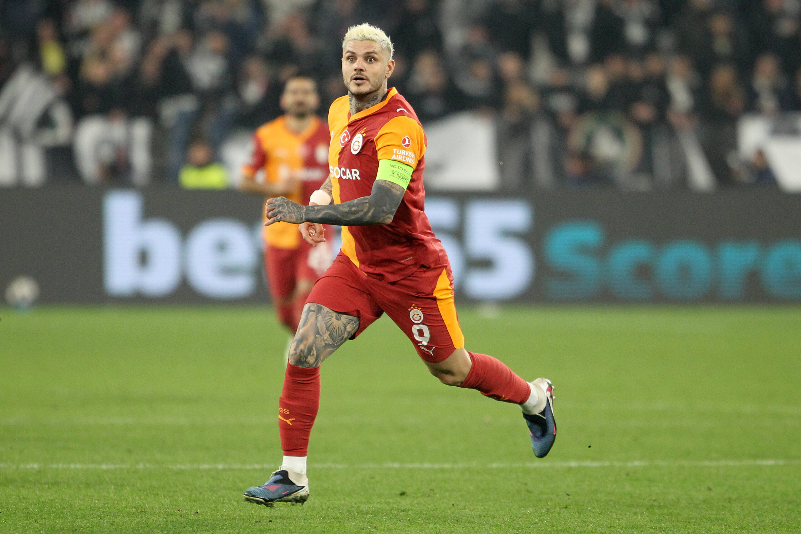 Mauro Icardi nella sfida contro la Juventus