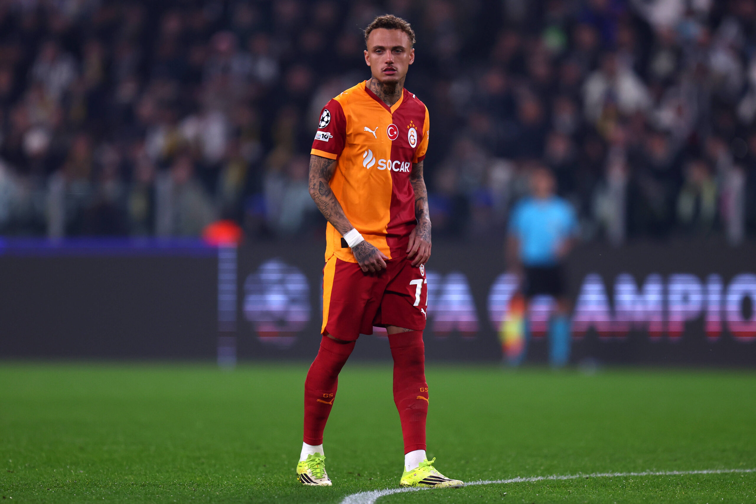 Noa Lang in azione con il Galatasaray