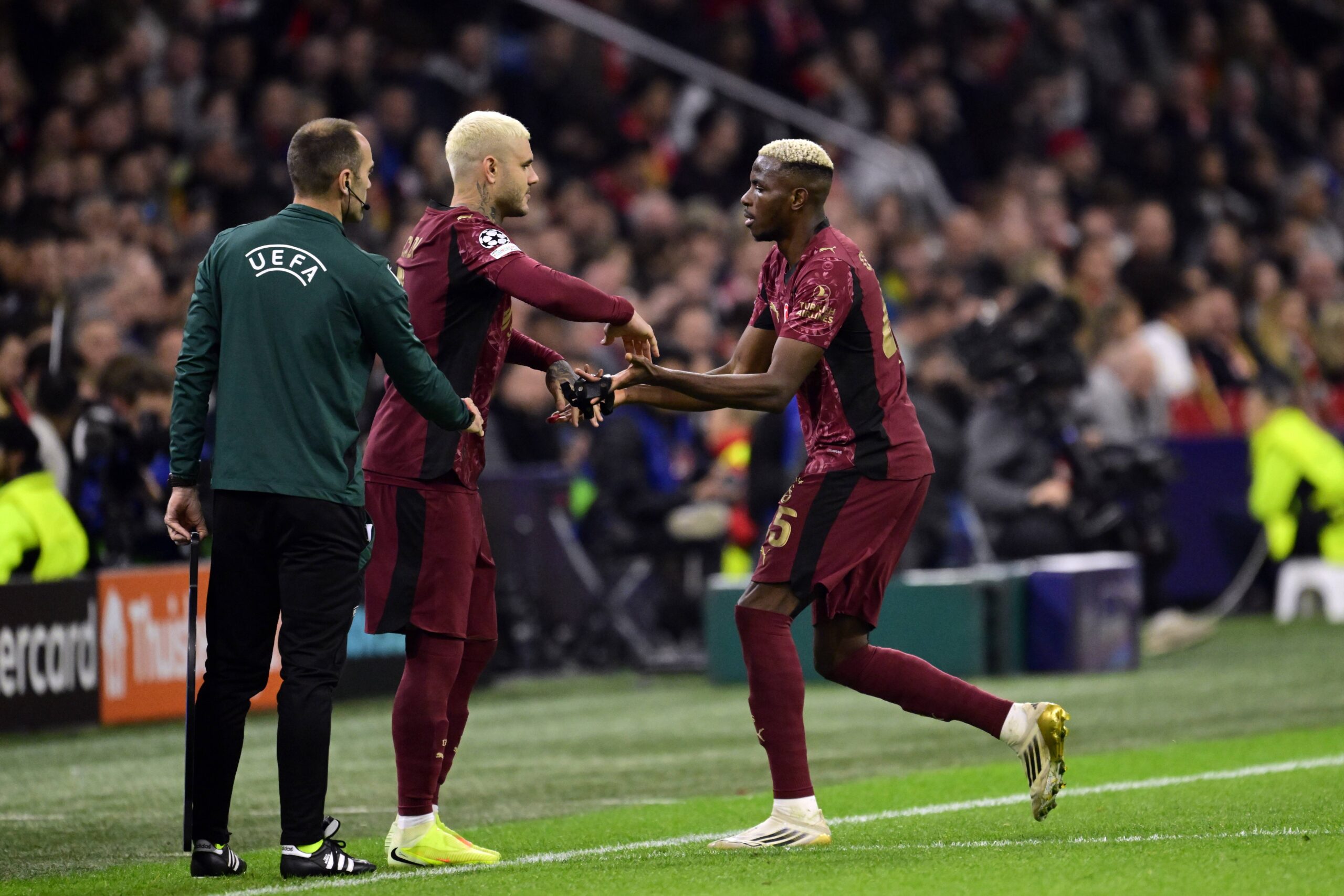 Victor Osimhen e Mauro Icardi