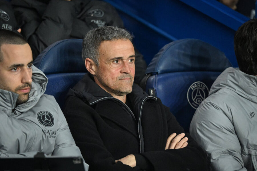 Il tecnico del Psg Luis Enrique