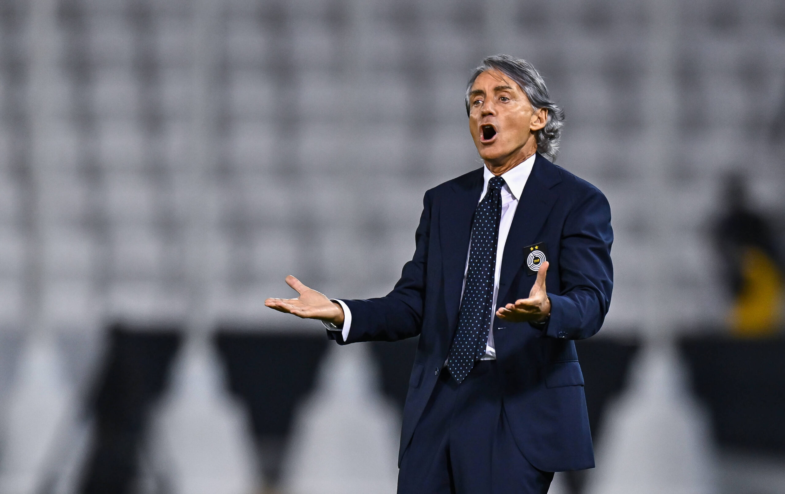Roberto Mancini allenatore dell'Al Sadd
