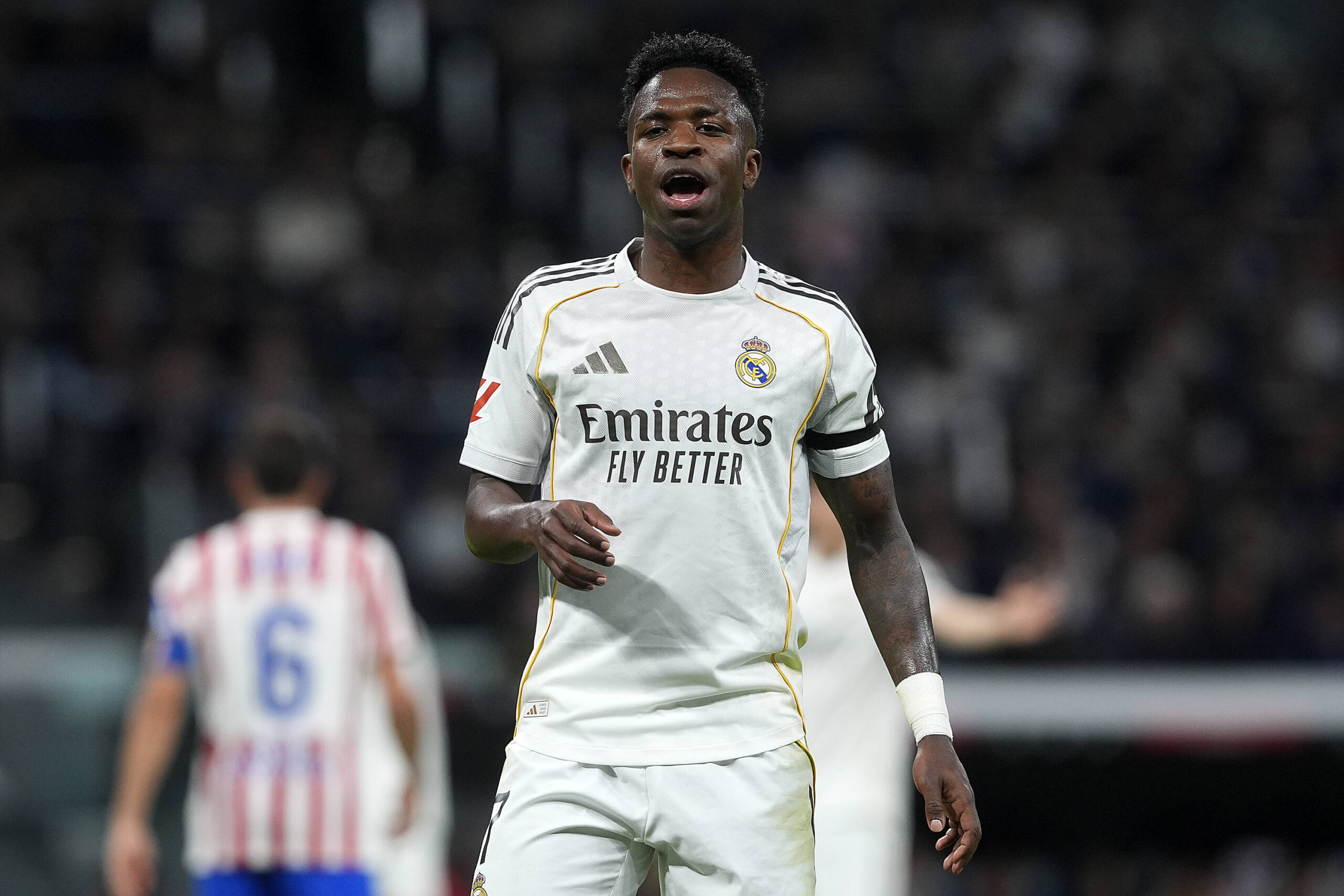 Vinicius durante Real Madrid-Atletico Madrid